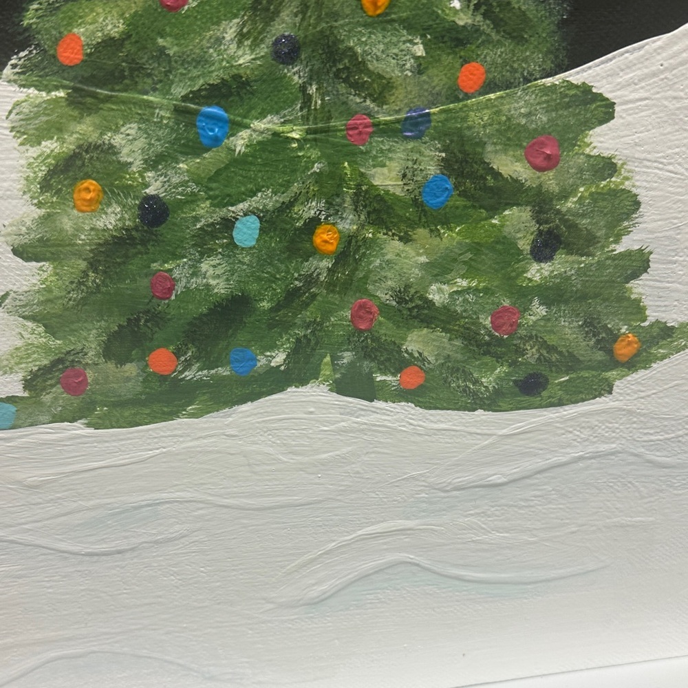 Holiday Night Festive Canvas Art - Picture 4 of 5